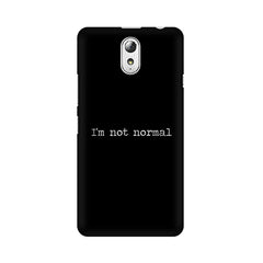 I'm not Normal Mobile Cover For Lenovo Vibe P1M