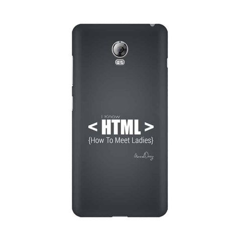 HTML Mobile Cover For Lenovo Vibe P1