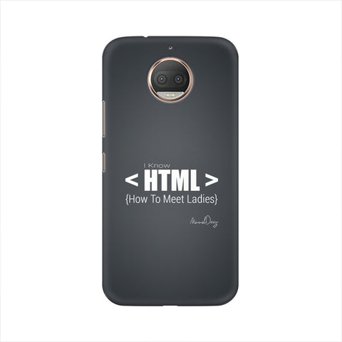 HTML Mobile Cover For Moto E4 Plus
