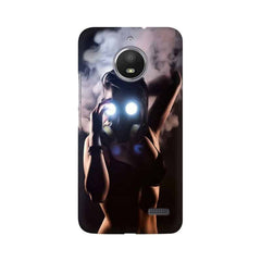 Gas Mask Girl Mobile Cover For Moto E4