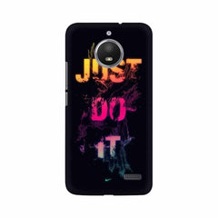 Just Do it Mobile Cover For Moto E4