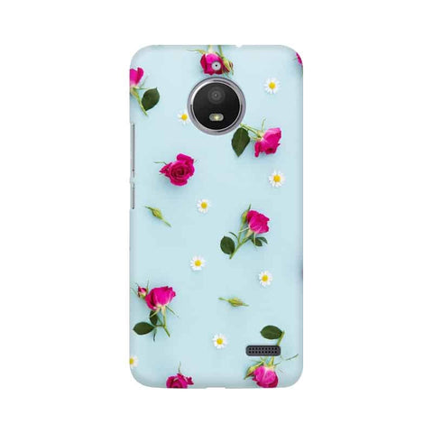 Floral Background Mobile Cover For Moto E4