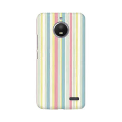 Pastel Lines Mobile Cover For Moto E4