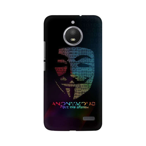 Anon Hackers Mobile Cover For Moto E4