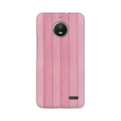 Pink Wood Mobile Cover For Moto E4
