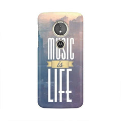Music is Life Mobile Cover For Moto E5 Plus