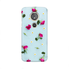 Floral Background Mobile Cover For Moto E5 Plus