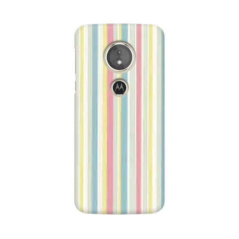 Pastel Lines Mobile Cover For Moto E5 Plus