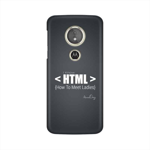 HTML Mobile Cover For Moto E5 Plus
