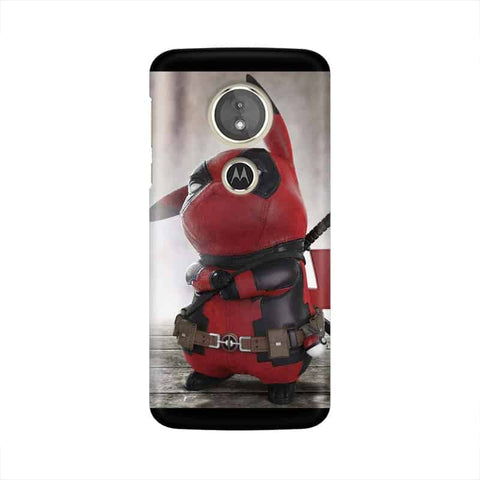 Red Pikachu Mobile Cover For Moto E5 Plus