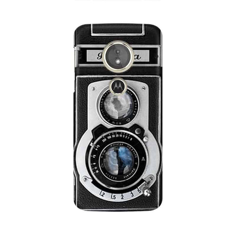Vintage Camera Mobile Cover For Moto E5 Plus