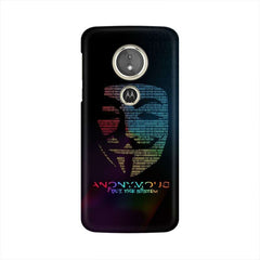 Anon Hackers Mobile Cover For Moto E5 Plus