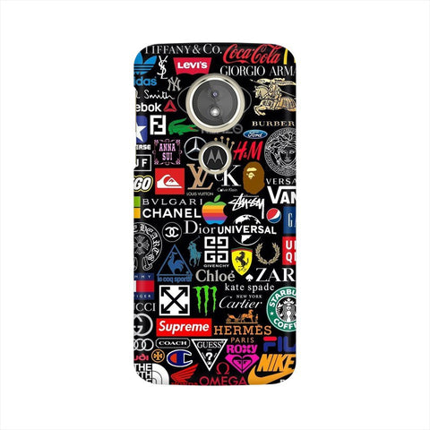Brands Logo's Mobile Cover For Moto E5 Plus