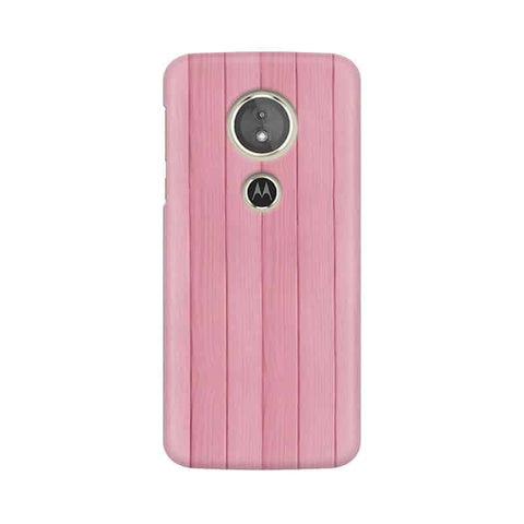 Pink Wood Mobile Cover For Moto E5 Plus