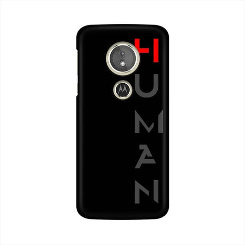 Human Mobile Cover For Moto E5