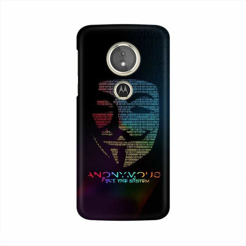 Anon Hackers Mobile Cover For Moto E5
