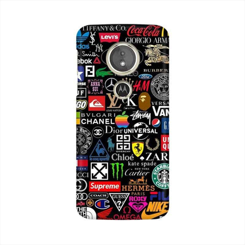 Brands Logo's Mobile Cover For Moto E5