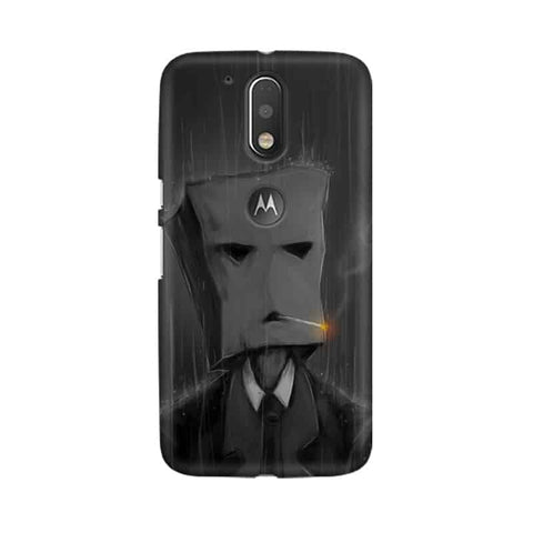 Smoking in The Rain Mobile Cover For Moto G4 Plus