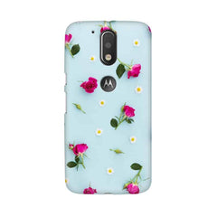 Floral Background Mobile Cover For Moto G4 Plus