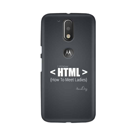 HTML Mobile Cover For Moto G4 Plus