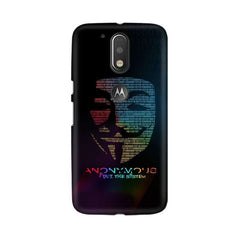 Anon Hackers Mobile Cover For Moto G4 Plus