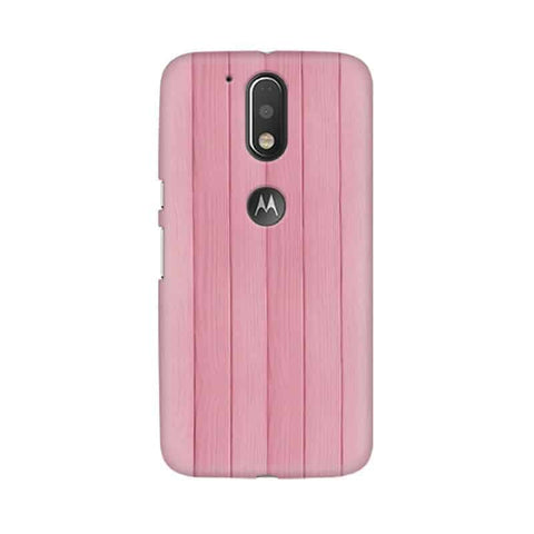 Pink Wood Mobile Cover For Moto G4 Plus