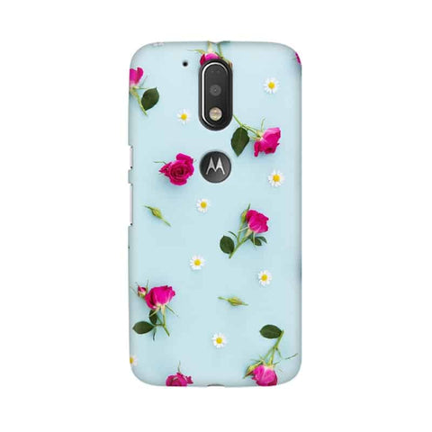 Floral Background Mobile Cover For Moto G4