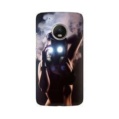 Gas Mask Girl Mobile Cover For Moto G5