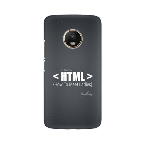 HTML Mobile Cover For Moto G5