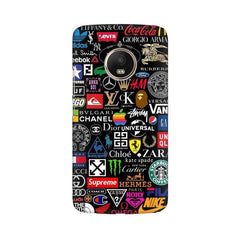 Brands Logo's Mobile Cover For Moto G5