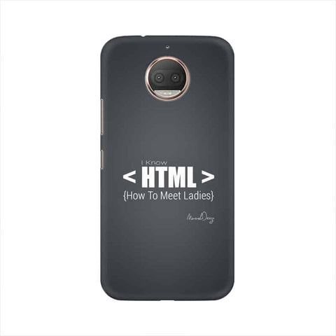 HTML Mobile Cover For Moto G5s Plus