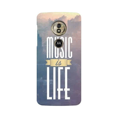 Music is Life Mobile Cover For Moto G6 Play