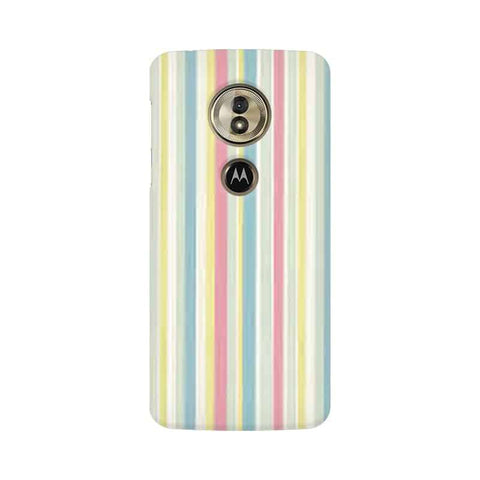 Pastel Lines Mobile Cover For Moto G6 Play