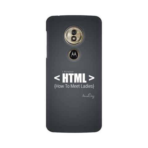 HTML Mobile Cover For Moto G6 Play