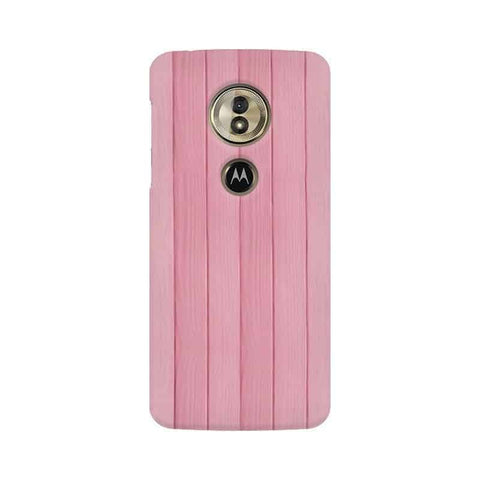 Pink Wood Mobile Cover For Moto G6 Play