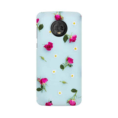 Floral Background Mobile Cover For Moto G6