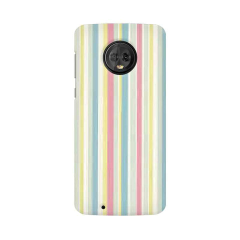 Pastel Lines Mobile Cover For Moto G6