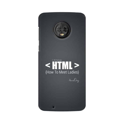 HTML Mobile Cover For Moto G6