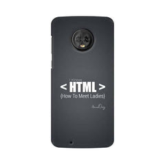HTML Mobile Cover For Moto G6