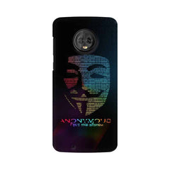 Anon Hackers Mobile Cover For Moto G6