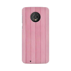 Pink Wood Mobile Cover For Moto G6