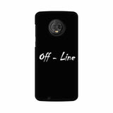 off-Line Wallpaper Mobile Cover For Moto G6