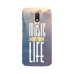 Music is Life Mobile Cover For Moto M