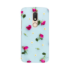 Floral Background Mobile Cover For Moto M