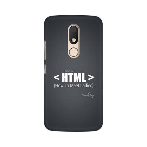 HTML Mobile Cover For Moto M