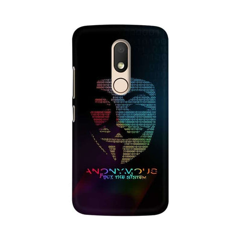 Anon Hackers Mobile Cover For Moto M
