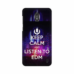 Keep Calm And Listen To EDM Mobile Cover For Nokia 2