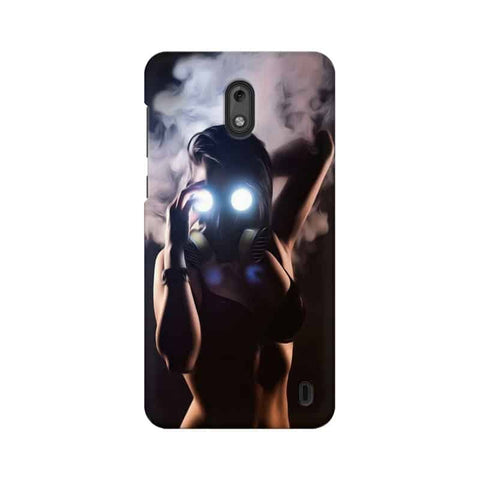Gas Mask Girl Mobile Cover For Nokia 2