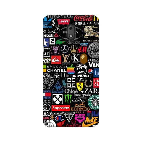 Brands Logo's Mobile Cover For Nokia 2