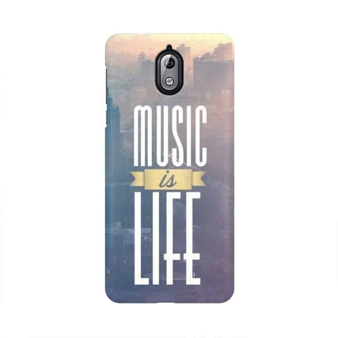 Music is Life Mobile Cover For Nokia 3.1